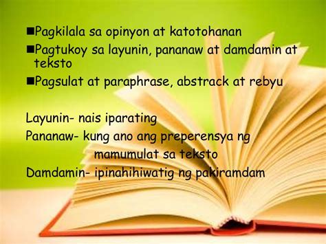 Fil11 Q3 M2 Kasanayan Sa Mapanuring Pagbasa Pdf Pagbasa At Pagsusuri Ng