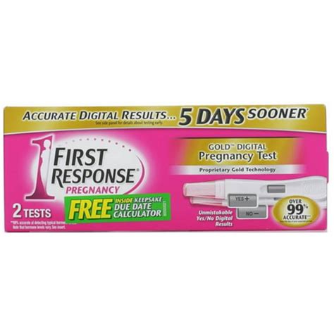 First Response Gold Digital Early Result Pregnancy Tests 2 Each
