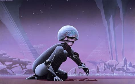 Fond Décran Illustration Robot Science Fiction Roger Dean étape