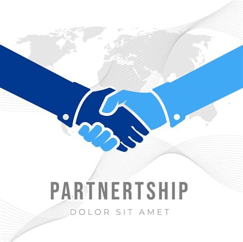 Handshake And Partnership Collaboration Poster Background Design
