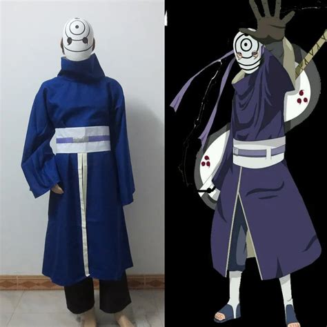 Naruto Akatsuki Ninja Tobi Obito Madara Uchiha Obito Cosplay Costume