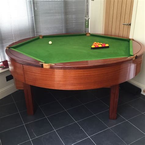**REDUCED**Rare round Rotapool mahogany pool table | in Larkhall, South