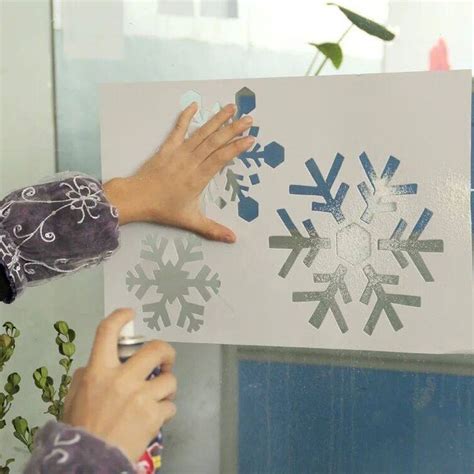 Snow Spray For Painting On Windows Christmas Window Painting Diy