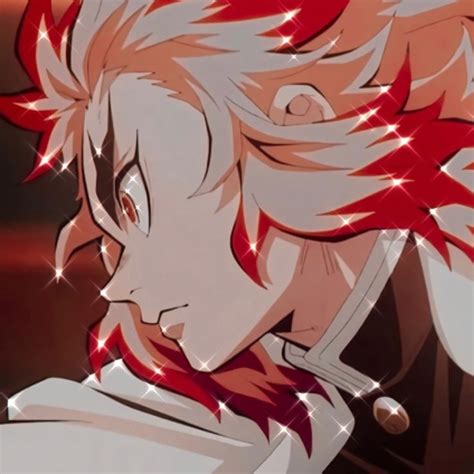 Sparkly Rengoku Pfp In 2022 Slayer Anime Anime Anime Icons