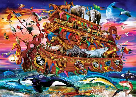 Noahs Ark Ships Away 1000 Pieces Masterpieces Puzzle Warehouse