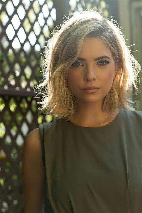 To achieve this look straighten your hair and slightly curl the hair under as you reach the end of your hair. The 25+ best Ashley benson short hair ideas on Pinterest ...