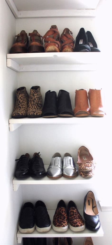 Ladder shoe shelf for beginner. DIY shoe rack! - Like The Yogurt