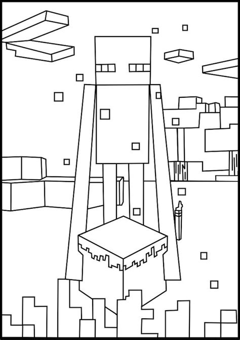 minecraft coloring pages    print