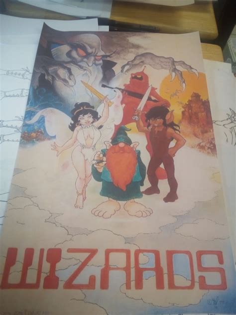 Vintage Wizards Poster Print Ralph Bakshi Etsy