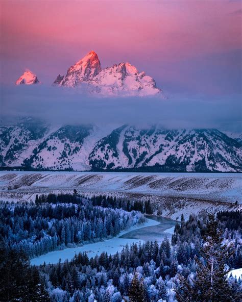 Jackson Wyoming In The Winter Rmostbeautiful