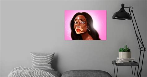 Winnie Harlow Portrait Poster By Timothy Chiwai Displate