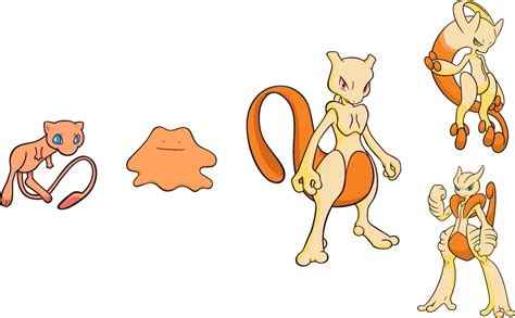 As Ditto Mew And Mega Mewtwo X And Y By High Jump Kick On Deviantart