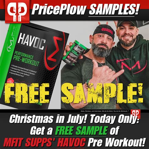 Offering similar benefits to conventional. Get a FREE SAMPLE of MFIT SUPPS Havoc Pre Workout! (One ...