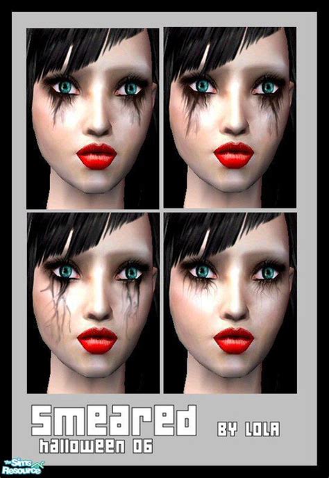 The Sims Resource Smeared Makeup
