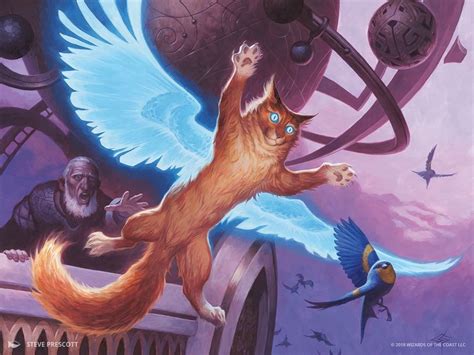Cat With Wings Fantasy Creatures Art Mythical Creatures Art