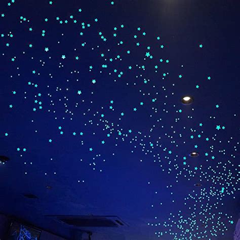 Glow In The Dark Stars For Ceiling 633 Pcs Realistic 3d Stickers Starry