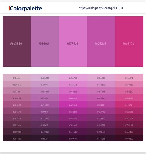 7 Latest Color Schemes With Orchid And Fuchsia Pink Color Tone