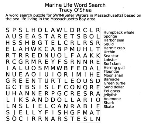 Extra Large Print Word Search Printable Word Search