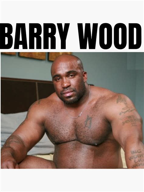 Big Dick Black Guy Meme Barry Wood Sticker For Sale By Flookav