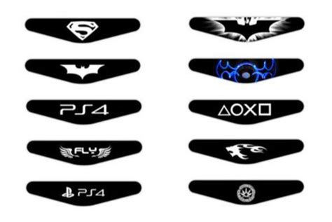 Mightystickers Playstation 4 Ps4 Light Bar Decal Led Stickers Remote