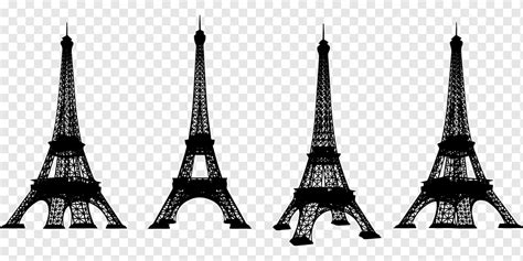 Eiffel Tower Silhouette Landmark France French Paris Famous