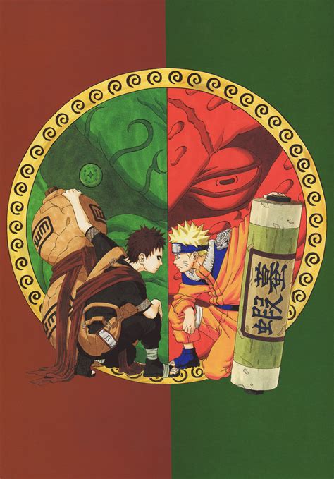 Masashi Kishimoto Naruto Uzumaki Artbook Gaara Naruto Uzumaki
