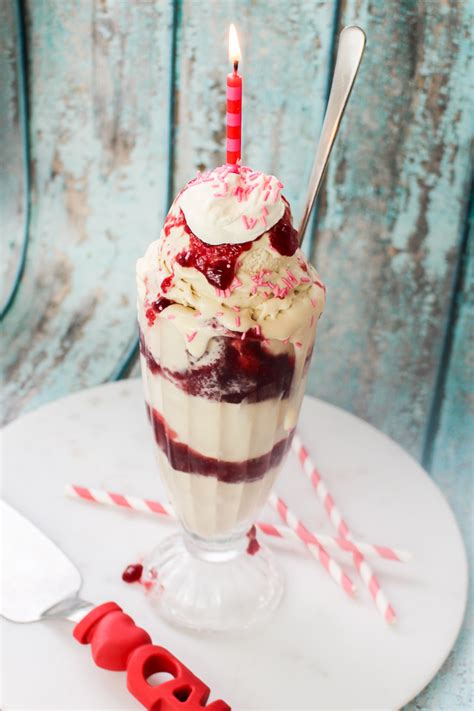 Birthday Cake Sundae (with Birthday Cake Ice Cream) | What Charlotte Baked