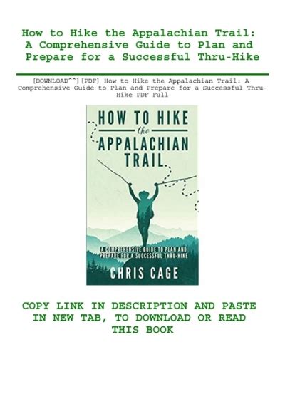 Download Pdf How To Hike The Appalachian Trail A Comprehensive Guide To Plan And Prepare