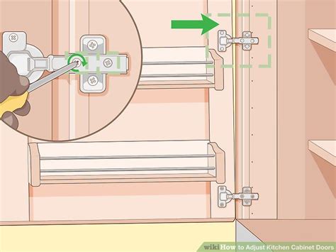 The drawer glides are sticky. 3 Simple Ways to Adjust Kitchen Cabinet Doors - wikiHow