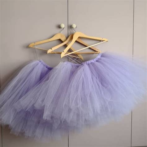 Pink Purplelavender Flower Girl Tutus Long Tulle Skirts Etsy Uk