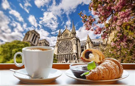 Download Wallpaper Paris Coffee Breakfast Cathedral France Our By