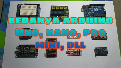 Perbedaan Arduino Uno Nano Pro Mini NodeMCU Wemos D1 Mini YouTube