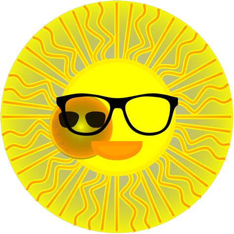Sun With Sunglasses Png Svg Clip Art For Web Download Clip Art Png