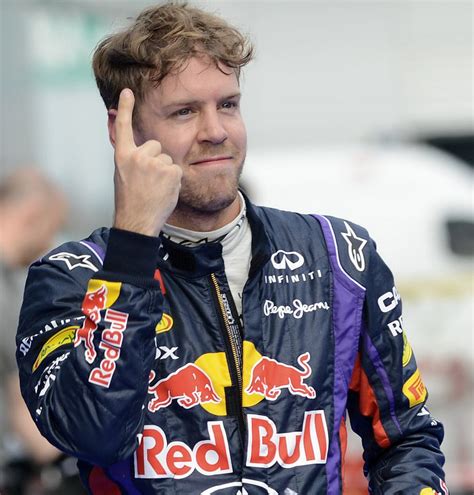 In the chase to the chequered flag, he likes to lead from the front and just like his hero, michael schumacher. FORMULE 1. Grand Prix d'Italie : Sebastian Vettel (Red ...