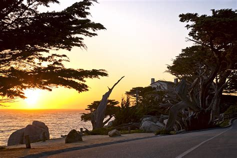 Pacific Sunset At Pebble Beach California Photograph By Mark Emmerson