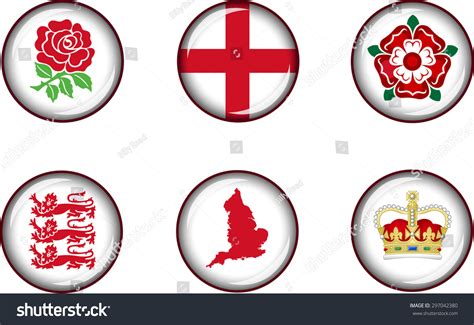 United kingdom flag sticker england great britain metal badge emblem decor uk. England Glossy Icon Set. Set Of Vector Glossy Icons ...