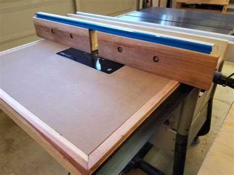 Completed Router Table Extension Wing For My Delta 36 725 Saw