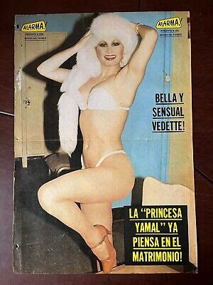 VTG ACTRESS VEDETTE Dancer PRINCESA YAMAL Mexican Magazine Poster 17