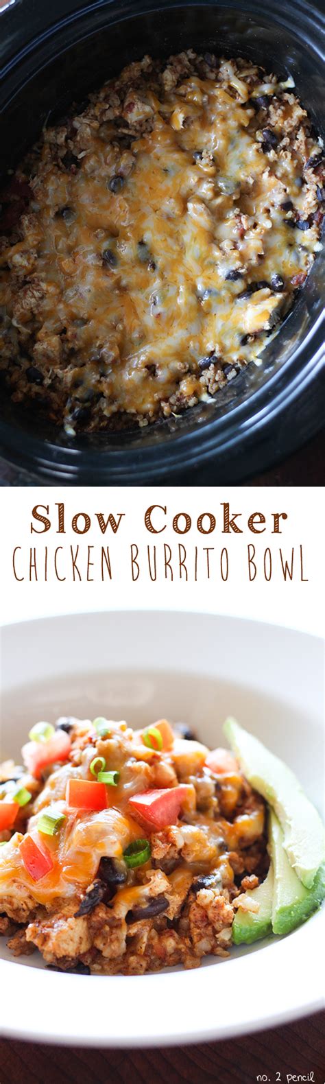 Slow Cooker Chicken Burrito Bowl