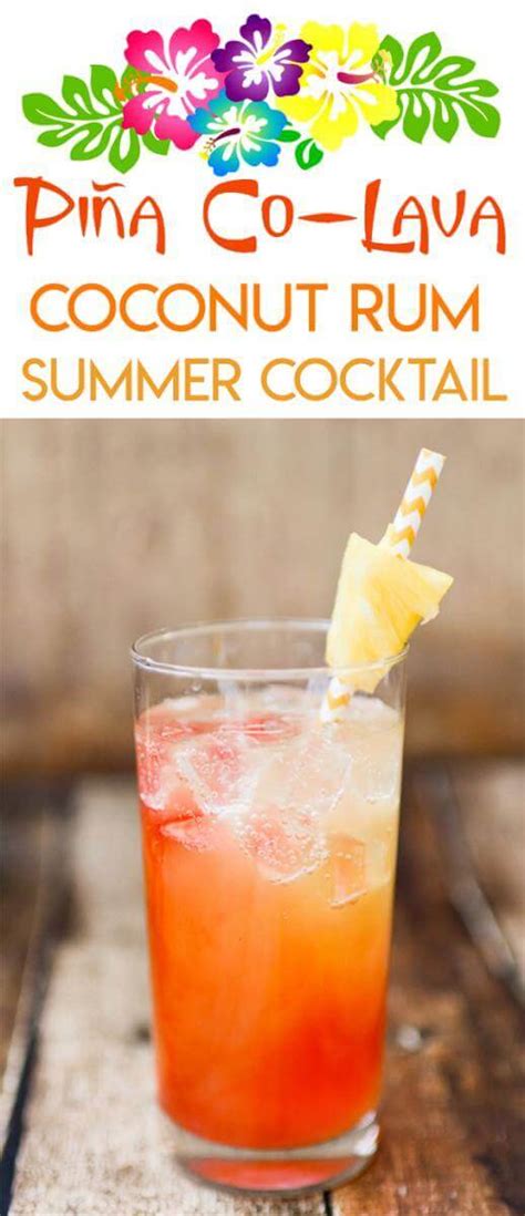 14 recipes to make this spring. Pineapple Coconut Malibu Rum Summer Cocktail Recipe | Tikkido.com