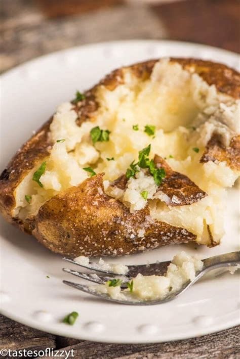 I knew how to cut a potato two. how long to bake a potato in the oven | Perfect baked ...