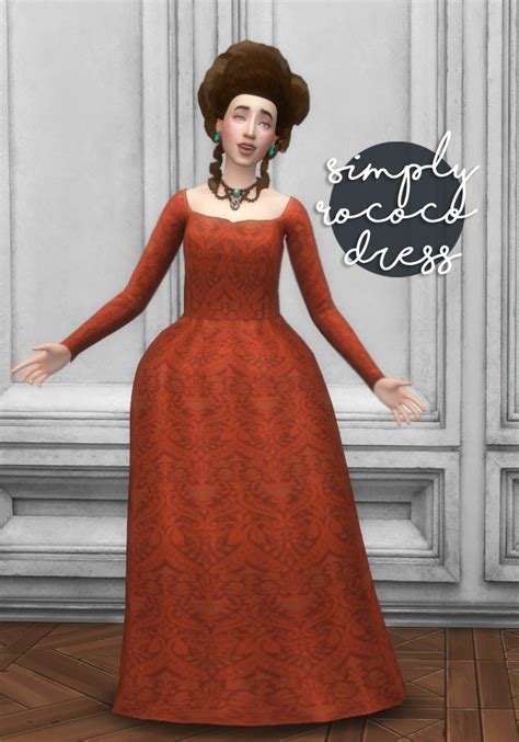 History Lovers Simblr Ts4 Simply Rococo Dress This Is Just A Very