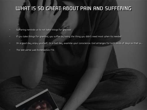 Whats So Great About Suffering By Chidiebubeonwuagba