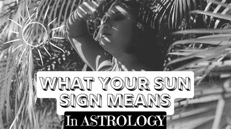 ☀️ What Does Your Sun Sign Really Mean In Astrology 🦋 Video Podcast