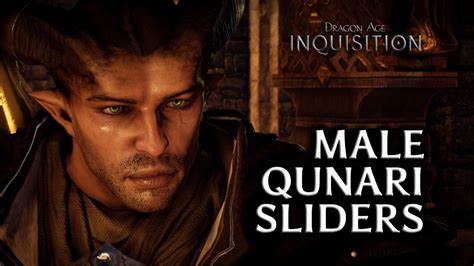 dragon age inquisition how to make an attractive male qunari character creation sliders