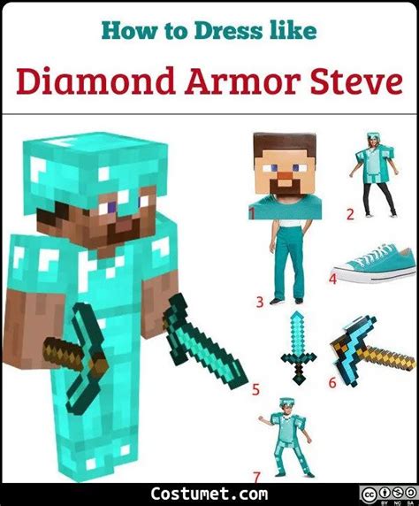 Minecraft Costume Diamond Armor