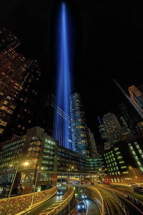 Wtc Memorial Lights Photograph By Chris Lord Fine Art America
