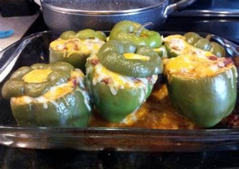 Recipe Of Any Night Of The Week Stuffed Green Bell Peppers