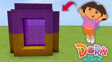 Membuat Portal Dora The Explorer Minecraft Beta Youtube