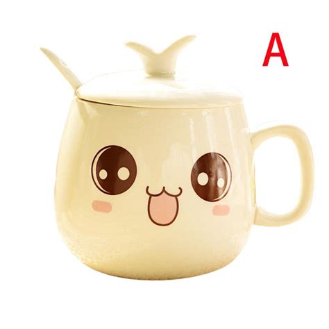 Hot Expression Creative Cute Cartoon Ceramic Cup Of Milk Coffee Cup Mug
